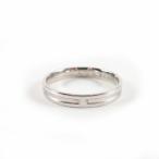 極美品☆HERMES エルメス 090077 アンプラント リング K18 750（WG） 指輪 シルバー 54 （日本サイズ約14号相当） 重量2.5g メンズ