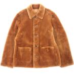  превосходный товар VDESA 1972tesa1972 овчина двусторонний кожа пальто мутон жакет Brown 50 мужской защищающий от холода выдающийся *..*