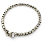 прекрасный товар ^TIFFANY&amp;Co. Tiffany венецианский браслет SV925 общая длина 19cm аксессуары серебряный масса 16.3g мужской женский 