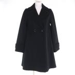 未使用品△Ron Herman ロンハーマン 32102000155 ウール100％ Aライン ロングコート ブラック XS 正規品 レディース