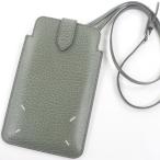  превосходный товар *Maison Margiela 11 mezzo n Margiela 11 S56UI0226 кожа 4 стежок с ремешком смартфон сумка phone держатель Италия производства 