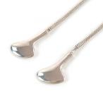 極美品△TIFFANY&amp;Co. ティファニー ヴィンテージ ラリアットネックレス スネーク ボーン SV925 希少 アクセサリー シルバー レディース