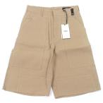 未使用品□FENDI フェンディ 2023年製 FB0968 ワークペインター バミューダキャンバス ハーフパンツ ベージュ 44 イタリア製 正規品