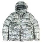 美品△モンクレール ダブリュー MONCLER W YAMATA ホワイトマウンテニアリング 相澤陽介 ロゴワッペン ダウンジャケット グレー 3 メンズ