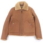  превосходный товар *COACH Coach 5711 овечья кожа часть телячья кожа использование двусторонний мутон жакет "куртка пилота" Brown 44 стандартный товар мужской 