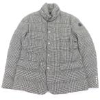 極美品□MONCLER モンクレール 20-21AW BESS GIACCA プリンスオブウェールズチェック柄 ダウンジャケット ブラック ホワイト 3 正規品