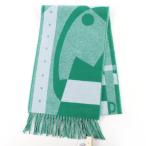 未使用品☆HERMES エルメス カシミヤマフラー レディ・ステディ・ゴー カシミヤ100％ ミント/グラシエ バイカラー マフラー 箱付 メンズ