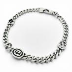  прекрасный товар ^GUCCI Gucci 678660 Inter locking G действующий товар цепь браслет AG925 серебряный 17cm масса 7.6g женский сумка для хранения имеется 