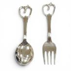  превосходный товар * Tiffany Vintage L sa Pele ti Open Heart baby комплект 925 baby вилка baby ложка масса 56.3g