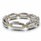  превосходный товар VGeorg Jensen George Jensen ссылка 409 комбинированный 925 K18 750(YG) браслет серебряный желтое золото масса 76.36g