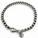  хорошая вещь *TIFFANY&amp;Co. Tiffany венецианский SV925 цепь браслет аксессуары серебряный масса 16g мужской женский рекомендация *