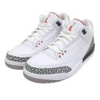 未使用品▲NIKE ナイキ 923096-101 AIR JORDAN 3 RETRO NRG エアジョーダン3 レトロ フリースローライン レザースニーカー 27cm 箱付き