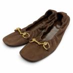  прекрасный ^GUCCI Gucci 875323 Prima wi мужской Flat балетки n экскаватор с обратной лопатой s bit плоская обувь действующий товар 36 обычная цена 117700 иен 