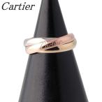 ショッピングカルティエ カルティエ トリニティ リング SM #48 AU750 スリーカラー 新品仕上げ済 Cartier【16551】