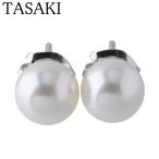 タサキ パール ピアス アコヤパール7.7mm 750WG 新品仕上げ済 TASAKI 田崎真珠【21807】