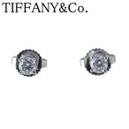 ティファニー ソリティア ピアス ダイヤ0.31ct(左右合計) Pt950 新品仕上げ済 TIFFANY【22633】