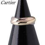 カルティエ トリニティ リング スリーカラー #47 SM Au750PG/WG/YG 新品仕上げ済 Cartier【22842】