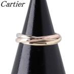 カルティエ トリニティ リングXS #51 750PG/WG/YG スリーカラー 新品仕上げ済 Cartier【23035】