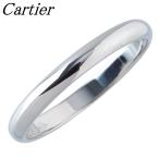 カルティエ 1895 ウェディング リング #54 幅2.5mm Pt950 保証書(2023年) 新品仕上げ済 Cartier【24398】