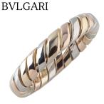 ショッピングブルガリ ブルガリ トゥボガス リング スリーカラー 約14号 750PG/WG/YG 新品仕上げ済 BVLGARI【24657】