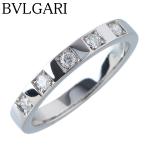 ブルガリ マリーミー ダイヤ リング 5PD 11号弱 Pt950 保証書(2018年) 箱 新品仕上げ済 BVLGARI【24759】