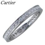 カルティエ ダイヤ リング バレリーナ フルエタニティ #49 Pt950 箱 新品仕上げ済 Cartier【24857】