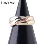 カルティエ トリニティ リング MM クラシック #48 幅3.4mm 750PG/WG/YG スリーカラー 新品仕上げ済 Cartier【24897】