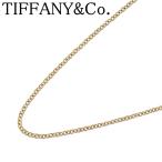  Tiffany цепь колье 46cm AU750YG новый товар с отделкой TIFFANY[25068]