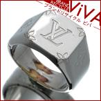  Louis * Vuitton мужской монограмма sig сеть кольцо кольцо M62488 серебряный L размер 21 номер 