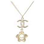 シャネル CHANEL ネックレス ココマーク フラワー パール ペンダントネックレス A86119 GD CHANEL 新作モデル 新品 正規品