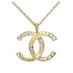 シャネル ココマーク ラインストーン ネックレス A58616