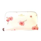 コーチ ポーチ COACH 新作 フローラル 花柄 コスメティック 化粧ポーチ F-87792 IMCAH