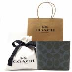 ショッピングコーチ 財布 コーチ 財布 COACH メンズ 二つ折り財布 コインケース付き 新作 新品 シグネチャー CY406 QBN2V デニムネイビー【コーチ紙袋付き ギフト包装無料】