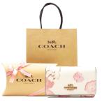 コーチ COACH キーケース 新品 新作 フローラルプリント 花柄 CR-835 IMCAH【コーチ紙袋付き ギフト ラッピング無料】