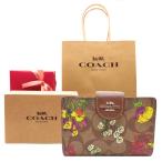 ショッピングコーチ 財布 コーチ 財布 COACH サイフ 新作 新品 シグネチャー フラワー プリント 二つ折り財布 CR-935 IME7V【コーチ ショップ袋付き ギフト包装無料】