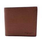 ショッピングコーチ 財布 コーチ 財布 COACH 新作 新品 メンズ 二つ折り財布 コインケース付 カーフ レザー CR-378 SAD ブラウン（F75003）【コーチ箱 紙袋付き ギフト包装無料】