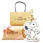 コーチ COACH スヌーピー バッグチャーム キーリング 新作 新品 2025 スヌーピー PEANUTS スムースレザー CBG52 IMCAH【コーチ箱 紙袋付 ギフト包装無料 】