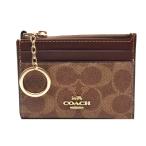 COACH 財布 コインケース 新作 新品 コーチ パスケース コインケース 小銭 定期 シグネチャー CW870 IMXHE【 コーチ紙袋付き ギフト包装無料】