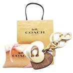 ショッピングキーリング COACH コーチ キーリング キーホルダー 新作 新品 シグネチャー ハート チャーム CZ931 IMXHE【コーチ箱 紙袋付き ギフト包装無料】