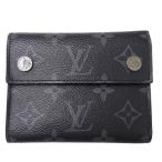 ヴィトン LOUIS VUITTON モノグラム・エクリプス チェーン コンパクトウォレット 三つ折り財布 M63510 SN0178