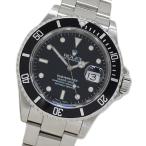 ロレックス ROLEX サブマリーナ デイト 16610 K番 時計 メンズ ブランド 自動巻き AT ステンレス SS シルバー ブラック 磨き済み