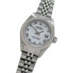 ロレックス ROLEX デイトジャスト 69174 U番 時計 レディース ブランド 自動巻き AT ステンレス SS WG シルバー ホワイト ローマ 磨き済み
