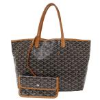 ショッピングゴヤール ゴヤール GOYARD バッグ レディース ブランド トートバッグ ゴヤールディンキャンバス サンルイPM ブラック ブラウン 大きめ おしゃれ ロゴ