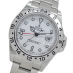ロレックス ROLEX エクスプローラーII 16570 F番 時計 メンズ ブランド デイト 自動巻き AT ステンレス SS シルバー ホワイト 磨き済み