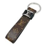 ルイ・ヴィトン LOUIS VUITTON キーホルダー メンズ ブランド モノグラムキャンバス キーホルダー・LVドラゴンヌ ブラウン シルバー M62709