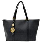 フェンディ FENDI バッグ メンズ ブランド ズッキーノ トートバッグ レザー ブラック グレー ロゴ シンプル A4 大容量