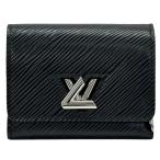ルイ・ヴィトン LOUIS VUITTON 財布 エピ レディース ブランド 三つ折り財布 ポルトフォイユ・ツイストコンパクト ブラック