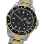 ロレックス ROLEX GMTマスターII 16713 E番 時計 メンズ ブランド 自動巻き AT ステンレス SS ゴールド YG コンビ 磨き済み