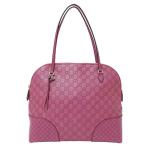 グッチ GUCCI バッグ レディース ブランド トートバッグ シマレザー マゼンタ パープル 323673 大きめ 通勤 通学 おしゃれ ロゴ 単色 派手