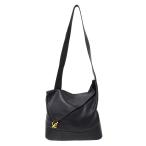 ショッピングロエベ ロエベ LOEWE バッグ レディース ブランド ショルダーバッグ アントン レザー ブラック 肩掛け 斜めがけ おしゃれ 無地 シンプル おでかけ